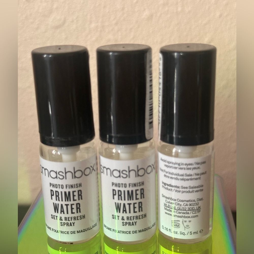New smashbox Photo Finish Primer Water lot of 3